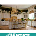 L Shaped Nature Colour Kitchen Cabinets Furniture (AIS-K292)